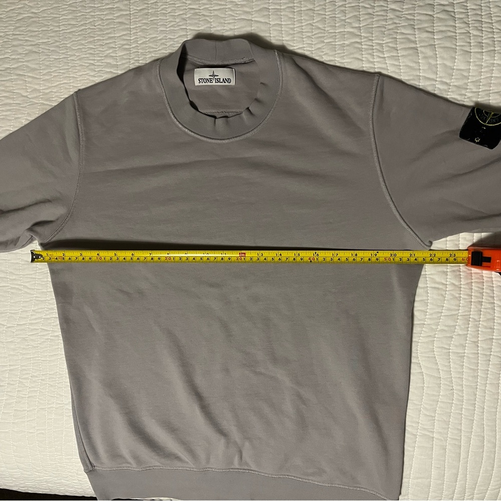 Stone Island Gray Crew Neck Sweatshirt - Picture 11 of 12